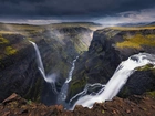 Islandia, Rzeka, Wodospady