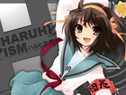 Suzumiya Haruhi No Yuuutsu, dziewczyna, niebieski kołnierz