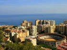 Hiszpania, Malaga, Miasto, Stadion, Morze