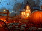 Dom, Noc, Dynie, Halloween