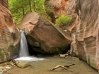 Zion National Park Utah, USA, Wodospad