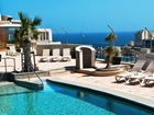 Hotel, Basen, Morze, Malta