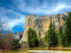 Góry, Las, Yosemite, Kalifornia