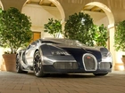 Auto, Bugatti Veyron, Oświetlony, Budynek