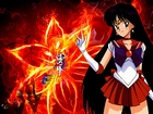 Sailor Mars, Czarodziejka z Marsa, Rei Hino, ogień, kwiat