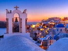 Domy, Santorini, Grecja