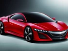 Czerwona, Honda, NSX