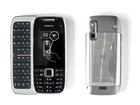 Nokia E75, czarny, Srebrny, Zebra