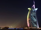 Hotel, Burj Al Arab, Oświetlenie