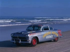 Zabytkowy, Hudson, Hornet, 1954, Morze, Plaża