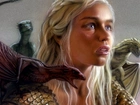 Gra o tron, Game of Thrones, Emilia Clarke - Daenerys Targaryen, Smoki