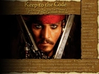 Piraci Z Karaibów, napisy, twarz, Johnny Depp