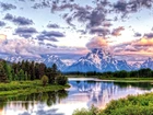 Grand Teton, Park Narodowy, Wyoming, Stany Zjednoczone, Góry