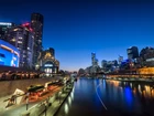 Miasto, Melbourne nocą