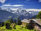 Góry, Dolina, Dom, Szwajcaria