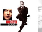 Tom Hanks,czarny garnitur
