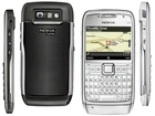 Nokia E71, Przód, Tył, Boki, Srebrny