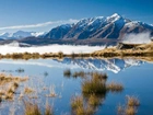 Nowa Zelandia, Góry, Śnieg, Jezioro