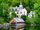 Zamek, Hallstatt, Austria