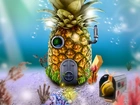 Ananas, Dom, 3D