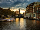 Amsterdam, Kanał, Kamienice