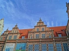Gdańsk, Długie, Pobrzerze, Kamienice, Niebo