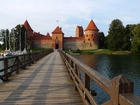 Zamek, Troki, Litwa, Most