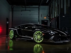 Lamborghini, Aventador, LP700-4, Czarny, Garaż,
