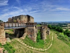 Zamek, Most, Mury, Obronne, Panorama