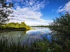 Rzeka Great Ouse, Cambridgeshire, Anglia