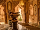 Indie, Vadodara, Laxmi Vilas, Pałac, Wnętrze