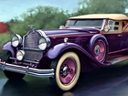 Samochód, Zabytkowy, Packard, Deluxe