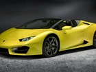 Żółte, Lamborghini, Huracan