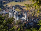 Zamek Neuschwanstein, Okolica, Panorama