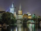 Czechy, Praga, Zamek, Zabytek, Most, Rzeka