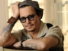 Mężczyzna, Aktor, Johny Depp, Czapka, Okulary, Tatuaże, Uśmiech