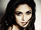 Brunetka, Czarnooka, Twarz, Makijaż, Aditi Rao Hydari