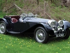 Zabytkowy, Jaguar, Ss100, 1935