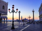 Pałac, Dożów, Wenecja, Świt