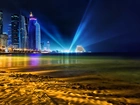 Qatar, Zatoka, Drapacze Chmur, Światła