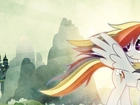 My Little Pony, Rainbow Dash, Góry, Zamek