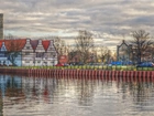 Gdańsk, Motława, Rzeka, Budynki, HDR