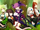 Elsword, Rena, Ara, Aisha, Eve, Elesis