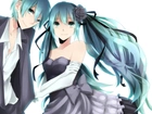 vocaloid, hatsune miku, hatsune mikuo