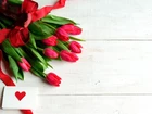 Czerwone, Tulipany, Bukiet Kwiatów
