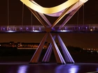 Wielka Brytania, Stockton-on-Tees, Most, Infinity Bridge, Rzeka, Tees