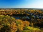 Most, Rzeka, Lasy, Panorama