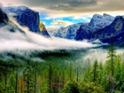 Góry, Lasy, Mgła, Yosemite