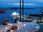 Restauracja, Taras, Opera w Sydney, Panorama, Australia
