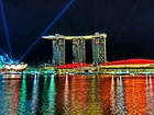 Singapur, Marina Bay Sands, Reflektory, Hotel